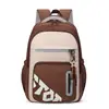 Mochila Simples e Estilosa Mochila Casual Estilo Coreano Grande Capacidade Leve Mochila de Estudante Mochila de Estudante Color Block Mochila