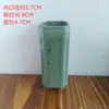 Maceta Pequeña, Planta Suculenta Verde, Ciprés de Bambú, Cerámica Esmaltada Agrietada por Hielo Hecha en Horno Maceta para Mesa Interior y Exterior con Agujeros Adornos de Cerámica