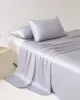 Lençol de cama de seda gelada Lyocell ultra macio para o verão peça única novo modelo 2026 conjunto de três peças fronha simples/dupla