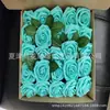 Suministro directo de fábrica Caja de regalo Amazon Rosa de simulación de 8 cm Más hoja Cabeza de flor de espuma PE europea
