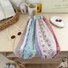 Pantalones Finos de Verano para Niñas Repelentes de Mosquitos Pantalones con Puño para Bebés Niñas Pantalones Sueltos Estampados para Aire Acondicionado Pantalones Cortos Estilo Perezoso