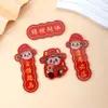 Ímãs de Geladeira Criativos Estilo Chinês Acrílico Couplets Ímãs de Geladeira Magnéticos com Bênçãos Festivas Pequenos Presentes