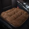Cojín de coche transfronterizo cojín de felpa térmico tres piezas una pieza universal sin respaldo engrosado felpa cojín asiento delantero