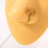 Comercio Electrónico Transfronterizo Punto Caliente Perforación Libre Moda Estilo Africano Forma de U Acero Inoxidable Joyería para Perforar Pinza para Nariz Anillo para Nariz