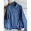2026 Nueva Camisa de Mezclilla Camisa de Manga Larga Cárdigan Top Corto de Mezclilla Capa Superior para Mujeres Venta al por Mayor H07BT61198