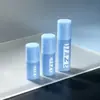 Botella de vacío de PP de pequeña capacidad de 5ml10ml15ml con dispensador de loción tipo pulsador, proceso de fijación de color, muestra cosmética serigrafiada