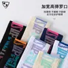 Calcetines de Baloncesto con Gradiente de Letras para Hombre de Caña Alta Tubo Largo Americano Profesionales Prácticos Calcetines de Élite Suela de Toalla Engrosada Antideslizante Transfronterizo