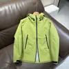 Chamarra con Capucha de Cuello Alto Impermeable a Prueba de Viento Sin Costuras que Absorbe la Humedad y el Sudor para Pareja 13159