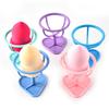 Estante de plástico para esponjas de maquillaje tipo puff de amor al por mayor de fábrica, estante de almacenamiento para esponjas de huevo, estante de almacenamiento para calabaza, gota de agua
