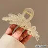 Pinza de Oreja de Trigo de Alta Gama, Elegante y Elegante, Pinza para el Cabello para la Parte Trasera de la Cabeza, Accesorio para el Cabello, Pinza de Tiburón Grande, Nuevo Estilo 2023