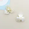 Pétalas de Flor de Pérola Transparente Borboleta Acessórios de Joia DIY Sapatos com Furos Decoração de Flor para Sapato Acessórios Prontos para Venda