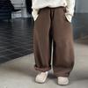 Venta de liquidación: Pantalones Casuales de Forro Polar Cálido de Invierno para Niños y Niñas, Pantalones Cónicos Engrosados Elegantes y Versátiles