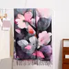 Bufanda Imitación Cachemir Estampada Digitalmente para Mujer, Chal Grueso con Borlas para Otoño e Invierno, Bufanda Larga Versátil con Estampado Floral de Moda