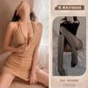 Deseo Sexy Lencería Sexy Uniforme Tentador Club Nocturno Falda de Cadera Secretaria Bata de Batalla Libre Traje de Pasión 0734