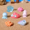 Micro-Paisaje Creativo Animales Marinos Escenario Submarino Decoración DIY Accesorios Mini Artesanías de Resina Pequeños Adornos