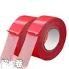 Cinta de Doble Cara de Alta Adhesión para Pareados del Festival de Primavera, Adhesivo de Alta Viscosidad para Pareados de Papel de Aluminio, Base de Tela de Malla Roja sin Rastro Alfombra Venta al por Mayor