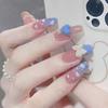 Arte de Uñas Usar Parche de Uñas Largas Parche de Uñas Acabado Parche de Uñas Celebridad de Internet Social Uña Postiza Removible