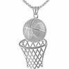 Colgante con personalidad de marco de baloncesto de mil millones de Ka, collar creativo de hip-hop europeo y americano, comercio electrónico transfronterizo, nuevas joyas, joyas deportivas