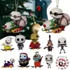 2026 Nuevo Producto El Extraño Mundo de Jack Pendant Decoración de Halloween Pendant Dibujo Animado Decoración de Árbol de Navidad Adorno para Colgar en el Coche
