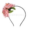 Amazon mais vendida simples e elegante faixa de cabeça de flores europeia e americana para casamento, festa de Halloween, atacado