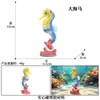 Simulación de Animal Marino Modelo de Pez Juguete Salmón Salmón Lubina de Boca Grande Atún Acuario Decoración de Paisaje