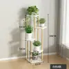 Estante de balcón de múltiples capas para macetas de flores de interior para el hogar de pie simple para plantas verdes suculentas soporte de maceta de flores de lujo