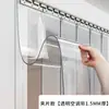 Cortina de Porta Magnética, Cortina de Partição Doméstica Transparente à Prova de Vento de Ar Condicionado, Cortina de Porta Plástica PVC Macia Magnética Autoadesiva Térmica para Uso Comercial