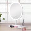 Espejo de Maquillaje LED de 22 Años Potente Venta al Por Mayor de Fábrica Espejo de Maquillaje Magnificador de Escritorio para Dormitorio con Luz Personalización Espejo de Maquillaje