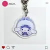 Llavero Acrílico Periférico de Sanrio My Melody Kuromi Colgante de Mochila de Estudiante Lindo de Dibujos Animados de Anime