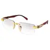 Gafas de Sol Cuadradas de Marco Estrecho Europeas y Americanas, de Moda y Personalizadas, Elegantes de Celebridad de Internet, Gafas de Sol Delgadas Anti-UV 131 Bb03 1