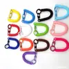 Hebilla de Puerta Pintada de Color Cuerda de Resorte Aleación Llavero de Resorte Llavero de Bolso Accesorios Línea de Honda Antiperdida Cordón