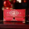 Sobres Rojos de Tela al por Mayor para Año Nuevo, Sobres Rojos de Feliz Año Nuevo, Felicitaciones por Hacerse Rico, Paquetes de Dinero de la Suerte para el Festival de Primavera, Ventas Directas de Fábrica