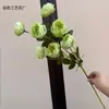 7 Peonías Exquisitas, Flores Artificiales, Ramos de Boda, Arte Floral Hecho a Mano de Alta Gama, Muros Florales para Paisajismo de Salones de Boda