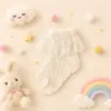 Calcetines con Adorno de Encaje para Niñas, Estilo Delgado Primavera/Otoño, Estilo Dulce de Princesa, Calcetines de Algodón, Caña Corta, Transpirables, Absorbentes de Sudor, Múltiples Colores Disponibles