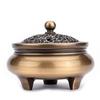 Inciensario de Latón de Fábrica Inciensario Antiguo Inciensario Doméstico para Dormitorio Inciensario Grande Inciensario de Sándalo Inciensario de Pan para Buda Ceremonia del Té