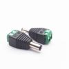 Conector macho DC2.1 sin soldadura conector DC DC5.5 * 2.1 Terminal Revolution Green adaptador de corriente cámara de vigilancia