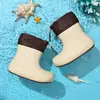 Botas de Lluvia Jelly Baby, Botas de Lluvia Antideslizantes para Niños, Zapatos Impermeables Lindos para Niños y Niñas para el Jardín de Infancia, Zapatos de Goma para Niños