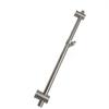 304 aço inoxidável escovado chuveiro haste de elevação handheld chuveiro suporte de fixação com manga deslizante haste de chuveiro ajustável
