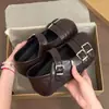 Apertura poco profunda zapatos nuevos de vestir zapatos Mary Jane retro aumento de altura oculto de moda 2026 mujer dos correas doble hebilla estilo francés británico