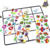 Pegatinas infantiles de dibujos animados de insectos, pegatinas de burbujas 3D, pegatinas de recompensa para jardín de infantes, directas de fábrica