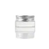 Frasco Redondo de Vidro para Creme para Olhos 5g Frasco de Vidro para Creme para Olhos Frasco de Vidro com Tampa de Alumínio Fundo Espesso Creme para Olhos