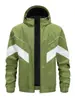 Ropa Deportiva Casual al Aire Libre para Hombre Transfronteriza Talla Europea Holgada Tendencia Empalme Tops Chaquetas con Capucha Chaquetas Comercio Exterior