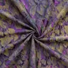 Tecido de Colete Abstrato Floral Tingido em Fio, Fashion e Artístico, Tecido Decorativo Jacquard para Vestido, Saia, Almofada