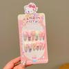 Pegatinas de Uñas Sanrio para Niñas, Arte de Uñas Lindo y Divertido, Piezas de Uñas para Estudiantes, Piezas de Uñas Dulces, Uñas Postizas para Niños
