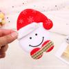Accesorios de Regalo de Navidad Colgante de Dibujos Animados Ultrasónico Papá Noel Muñeco de Nieve Alce Accesorios Anillo a Presión Decoración Venta al por Mayor