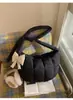 Bolso Nicho Estilo Coreano para Mujer 2025 Nuevo Estilo Invierno Casual Versátil Bolso de Hombro Gran Capacidad Bolso Cruzado para Viajar