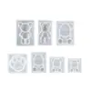Resina de Cristal Oso Sentado Molde de Silicona Accesorio DIY Fabricación Colgante Oso Violento Grande