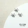 Nueva Joyería de Arte para Uñas con Lazo Blanco Celebridad de Internet Lujo Accesible Zirconia Estéreo Accesorios de Pajarita Decoración de Uñas DIY