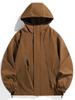 Jaqueta com Múltiplos Zíperes, Estilo Primavera e Outono, Jaqueta Funcional para Trabalho ao Ar Livre à Prova de Vento e Impermeável, Roupa de Exterior Moderna para Homens e Mulheres