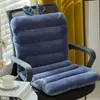 Almofada de Assento Espessa para Longos Períodos Sentado no Escritório, Almofada de Cadeira com Encosto e Travesseiro Integrados, Almofada de Cadeira para Estudantes para o Inverno